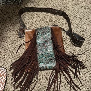 Fringe crossbody